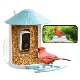 MediaMarkt Birdfy Vogelvoederhuisje Met Zonnepaneel Ai Herkenning Lifetime Camera aanbieding