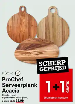 Sligro ProChef Serveerplank Acacia aanbieding