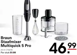 Sligro Braun Staafmixer Multiquick 5 Pro aanbieding