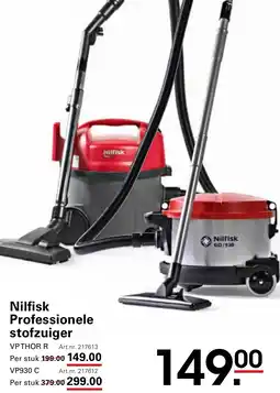 Sligro Nilfisk Professionele stofzuiger aanbieding