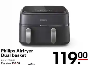Sligro Philips Airfryer Dual basket aanbieding