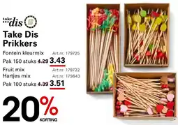 Sligro Take Dis Prikkers aanbieding