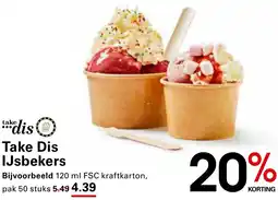Sligro Take Dis IJsbekers aanbieding