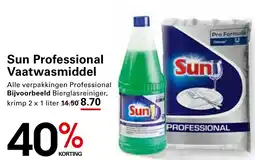 Sligro Sun Professional Vaatwasmiddel aanbieding