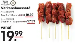 Sligro Varkenshaassaté aanbieding