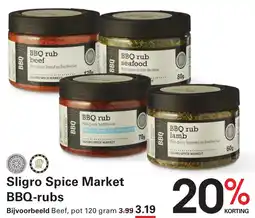 Sligro Sligro Spice Market BBQ-rubs aanbieding
