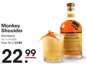 Sligro Monkey Shoulder aanbieding
