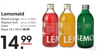 Sligro Lemonaid aanbieding