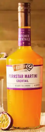Sligro De Kuyper Batched Pornstar Martini aanbieding