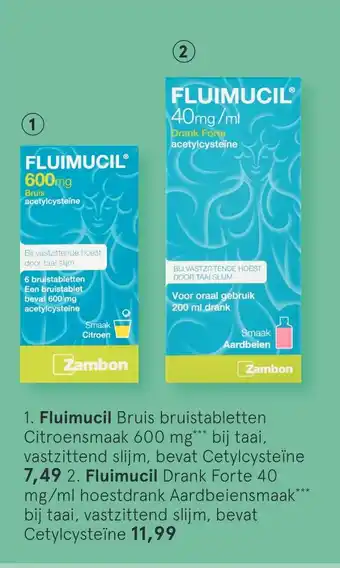 Etos Fluimucil 600 mg aanbieding