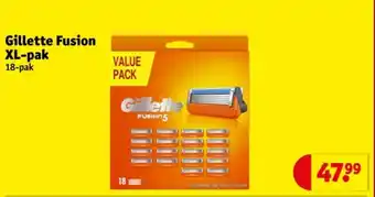 Kruidvat Gillette Fusion XL-pak aanbieding