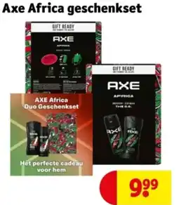 Kruidvat Axe Africa geschenkset aanbieding