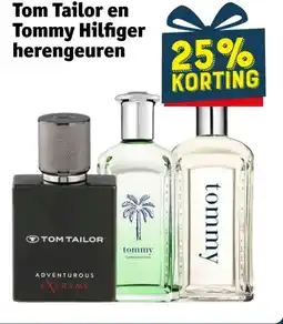 Kruidvat Tom Tailor en Tommy Hilfiger herengeuren aanbieding