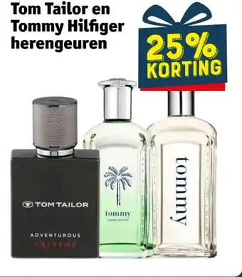 Kruidvat Tom Tailor en Tommy Hilfiger herengeuren aanbieding