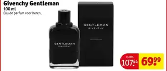 Kruidvat Givenchy Gentleman aanbieding