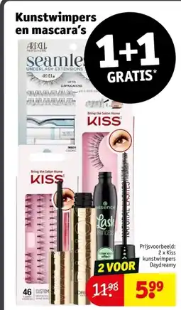 Kruidvat Kunstwimpers en mascara's aanbieding