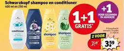 Kruidvat Schwarzkopf shampoo en conditioner aanbieding
