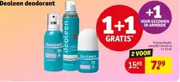 Kruidvat Deoleen deodorant aanbieding