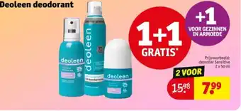 Kruidvat Deoleen deodorant aanbieding