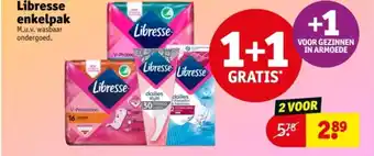 Kruidvat Libresse enkelpak aanbieding