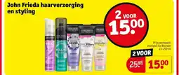 Kruidvat John Frieda haarverzorging en styling aanbieding
