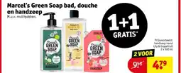 Kruidvat Marcel's Green Soap bad, douche en handzeep aanbieding