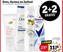 Kruidvat Dove, Rexona en Zwitsal aanbieding