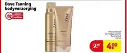 Kruidvat Dove Tanning bodyverzorging aanbieding