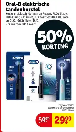 Kruidvat Oral-B elektrische tandenborstel aanbieding