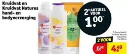 Kruidvat Kruidvat en Kruidvat Natures hand en bodyverzorging aanbieding