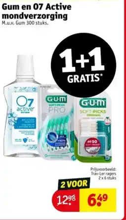 Kruidvat Gum en 07 Active mondverzorging aanbieding