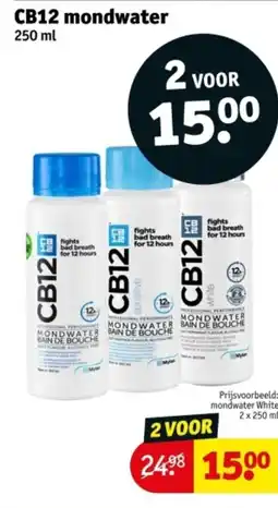 Kruidvat CB12 mondwater aanbieding