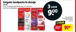 Kruidvat Colgate tandpasta in doosje aanbieding