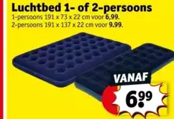 Kruidvat Luchtbed 1 of 2 persoons aanbieding