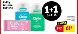 Kruidvat Chilly intieme hygiëne aanbieding