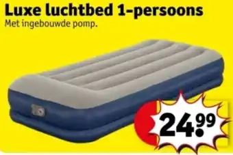 Kruidvat Luxe luchtbed 1 persoons aanbieding