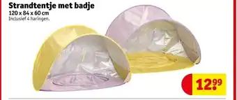 Kruidvat Strandtentje met badje aanbieding