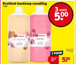 Kruidvat Kruidvat handzeep navulling aanbieding