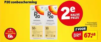 Kruidvat P20 zonbescherming aanbieding