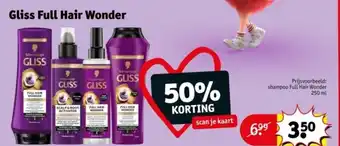 Kruidvat Gliss Full Hair Wonder aanbieding