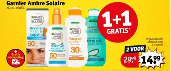 Kruidvat Garnier Ambre Solaire aanbieding