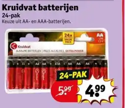 Kruidvat Kruidvat batterijen aanbieding