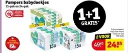 Kruidvat Pampers babydoekjes aanbieding