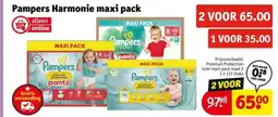 Kruidvat Pampers Harmonie maxi pack aanbieding