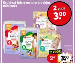 Kruidvat Kruidvat luiers en luierbroekjes mini pack aanbieding