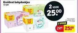 Kruidvat Kruidvat babydoekjes aanbieding