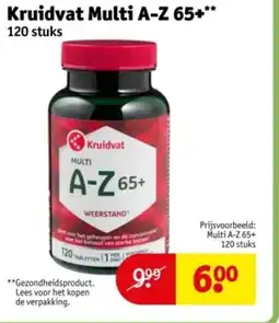 Kruidvat Kruidvat Multi A-Z 65+ aanbieding