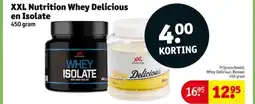 Kruidvat XXL Nutrition Whey Delicious aanbieding