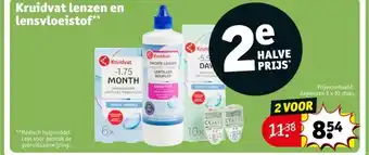 Kruidvat Kruidvat lenzen en lensvloeistof aanbieding
