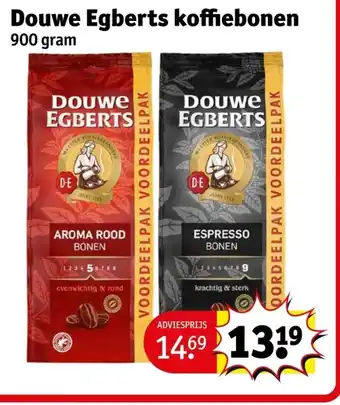 Kruidvat Douwe Egberts koffiebonen aanbieding